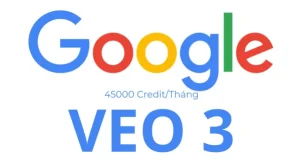 Tài khoản Veo 3 AI (45k credit / tháng) – Tạo video 4K tốc độ cao.