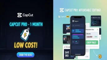 Mua CapCut Pro – Tài khoản bản quyền giá rẻ, kích hoạt nhanh, dùng ổn định