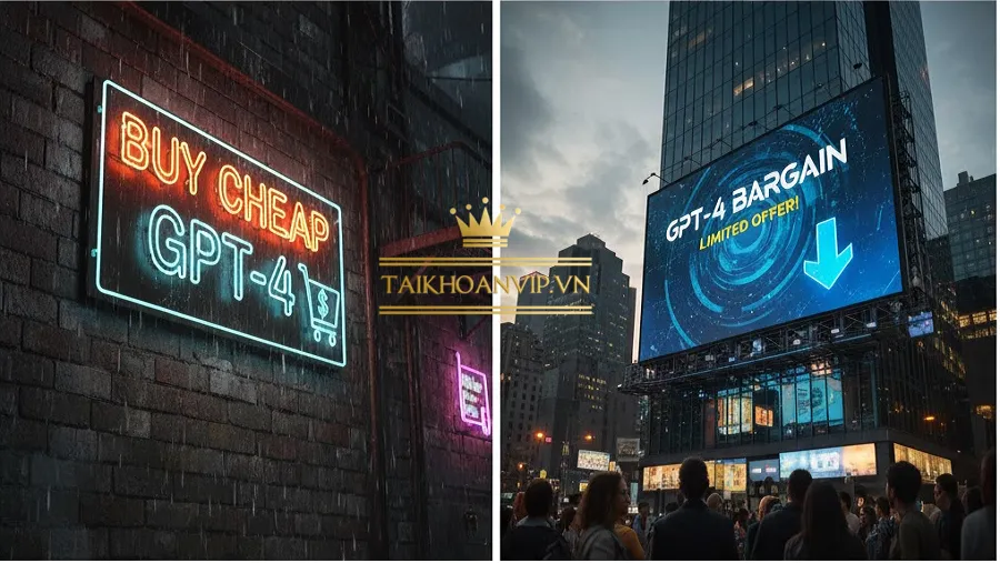 Mua chat gpt 4 giá rẻ, giao nhanh – bảo hành đầy đủ. So sánh mua chat gpt và mua chatgpt plus, chọn gói phù hợp tại Taikhoanvip.vn.