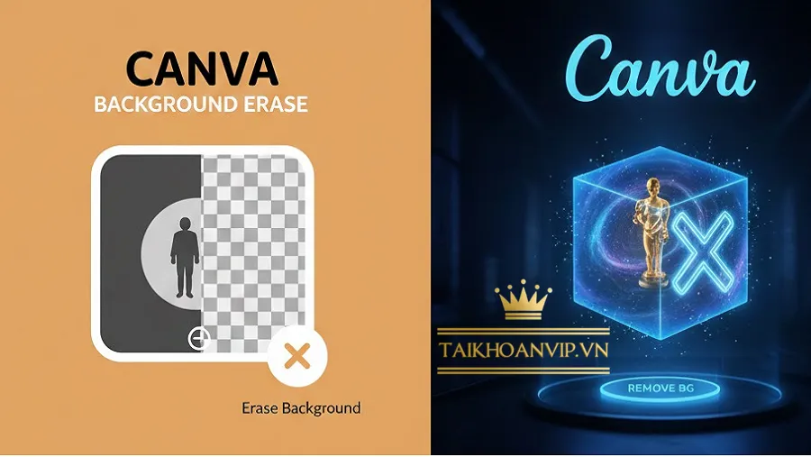 Hướng dẫn xóa nền Canva nhanh, chuẩn và dễ làm. Mẹo tối ưu chất lượng và cách mua Canva Pro giá rẻ để mở khóa tính năng xóa nền chuyên nghiệp.