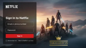 Đăng nhập Netflix dễ dàng trên TV, điện thoại, PC. Hướng dẫn khắc phục lỗi và cách mua tài khoản Netflix, gói Netflix 1 tháng giá tốt tại Taikhoanvip.vn.