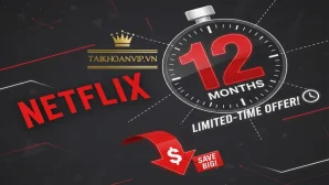 Xem giá Netflix 12 tháng, bảng giá các gói và ưu đãi Netflix Premium rẻ nhất tại Taikhoanvip.vn. Giao nhanh, bảo hành trọn gói, hỗ trợ 24/7.