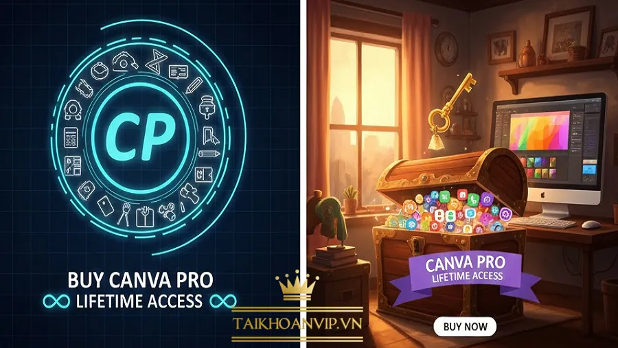 Mua Canva Pro vĩnh viễn? Sự thật & hướng dẫn chọn gói Canva an toàn 2025