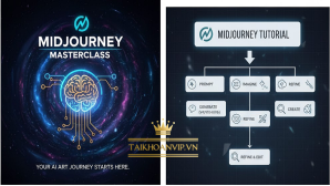 Midjourney hướng dẫn chi tiết A-Z cho người mới. Cách sử dụng, viết prompt, mẹo tối ưu và lựa chọn midjourney giá rẻ phù hợp nhất năm 2025.