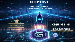 Gemini là AI mạnh mẽ của Google. Mua tài khoản Gemini giá rẻ và Gemini Advanced giao nhanh, hỗ trợ 24/7 tại Taikhoanvip.vn.