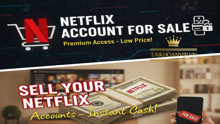 Bán tài khoản Netflix uy tín – Xem 4K giá rẻ chỉ từ 9k đến 45k