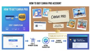 Cách mua tài khoản Canva Pro uy tín – Giá tốt, giao nhanh tại Taikhoanvip.vn
