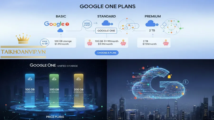 Google One giá bao nhiêu? Đánh giá chi tiết các gói Google One