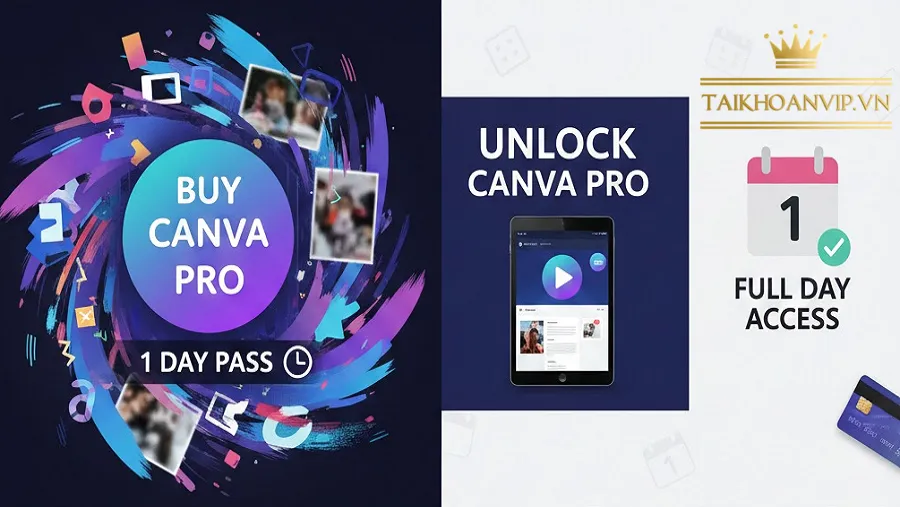 Mua Canva Pro 1 Ngày – Hướng Dẫn Dùng Nhanh & Hiệu Quả Trong 24H