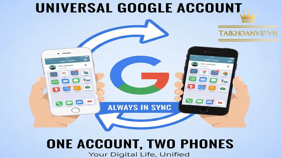 Tổng quan nhanh: 1 tài khoản Google trên 2 iPhone