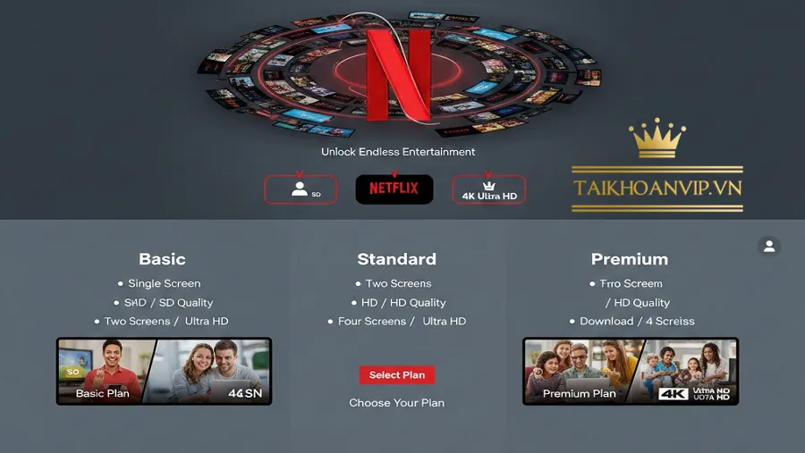 Hướng dẫn netflix đăng ký gói 2025 | Chọn gói Netflix phù hợp nhất