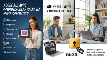 Mua tài khoản Adobe Full App 4 tháng giá rẻ - Bản quyền chính chủ