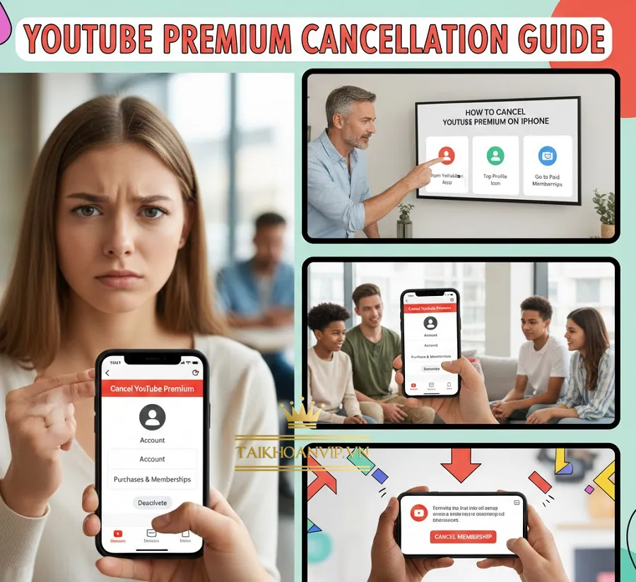 Các lỗi thường gặp khi hủy YouTube Premium trên iPhone