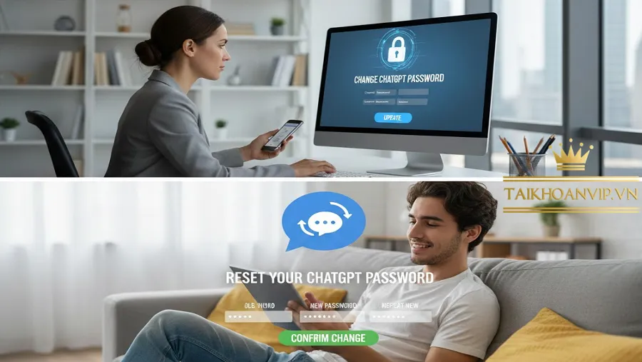 Hướng dẫn đổi mật khẩu ChatGPT trên máy tính