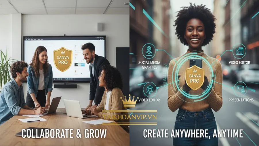 Tài khoản Canva Pro giúp tăng hiệu quả kinh doanh như thế nào?