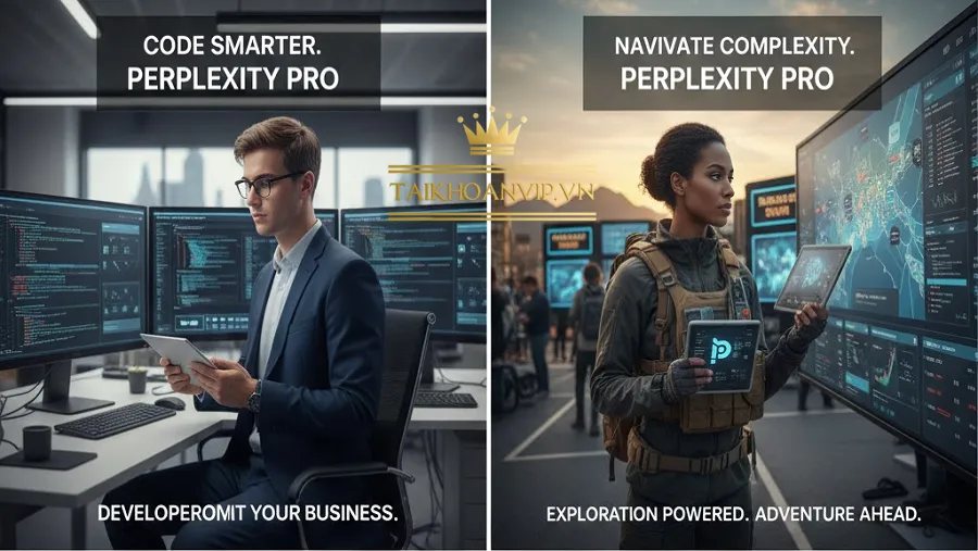 So sánh giá Perplexity Pro chính hãng và Taikhoanvip.vn