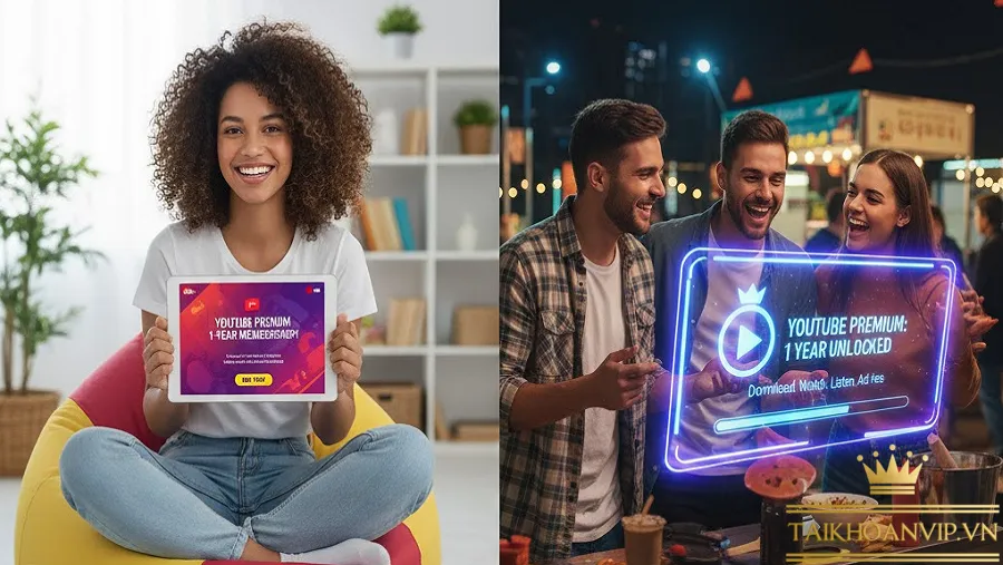 Mua YouTube Premium 1 Năm Giá Chỉ 549K – Không Quảng Cáo