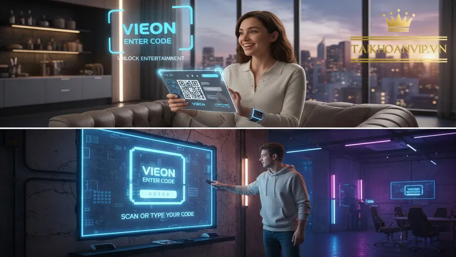 Nhập mã VieON: Hướng dẫn kích hoạt VieON VIP, TV, Giải trí