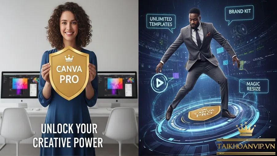 Tài khoản Canva Pro giá rẻ 19k/tháng – Đầy đủ tính năng Pro