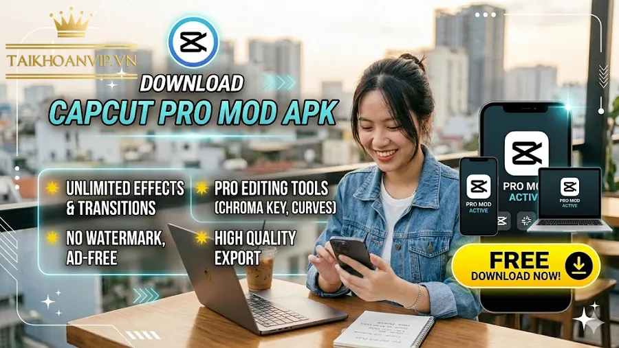 Lợi Ích Khi Sử Dụng Tài Khoản CapCut Pro Chính Hãng