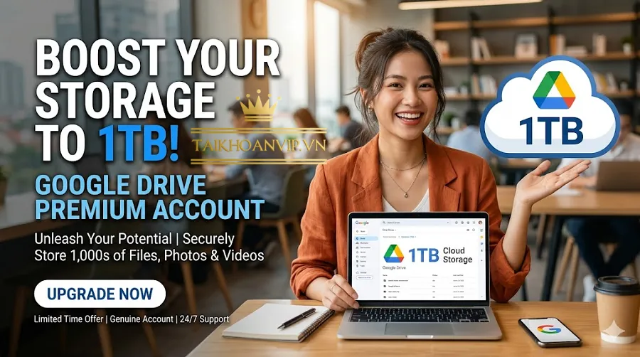 Vì sao nên mua tài khoản Google Drive 1TB tại shop uy tín?