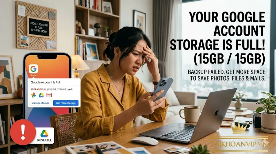 Kinh nghiệm tối ưu dung lượng Google lâu dài