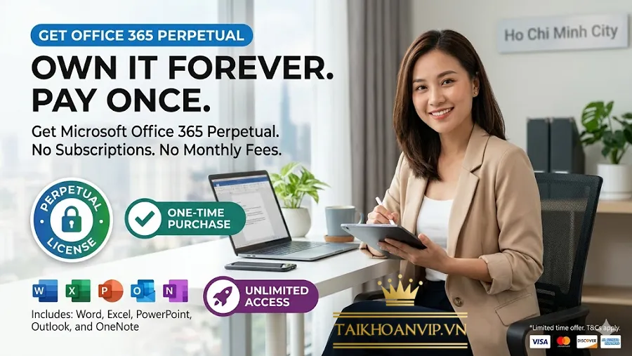 Mua Office 365 Vĩnh Viễn Giá Rẻ – Tài Khoản Office 365 Bản Quyền