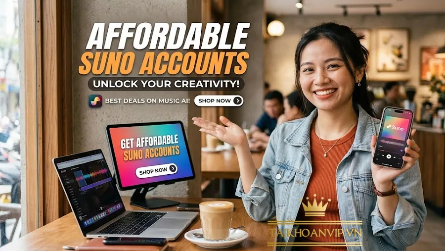 Lợi ích khi mua tài khoản Suno giá rẻ tại cửa hàng uy tín