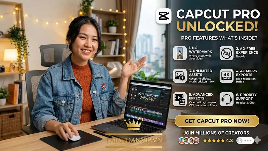 CapCut Pro Có Gì? Tính Năng Nổi Bật & Lý Do Nên Mua CapCut Pro
