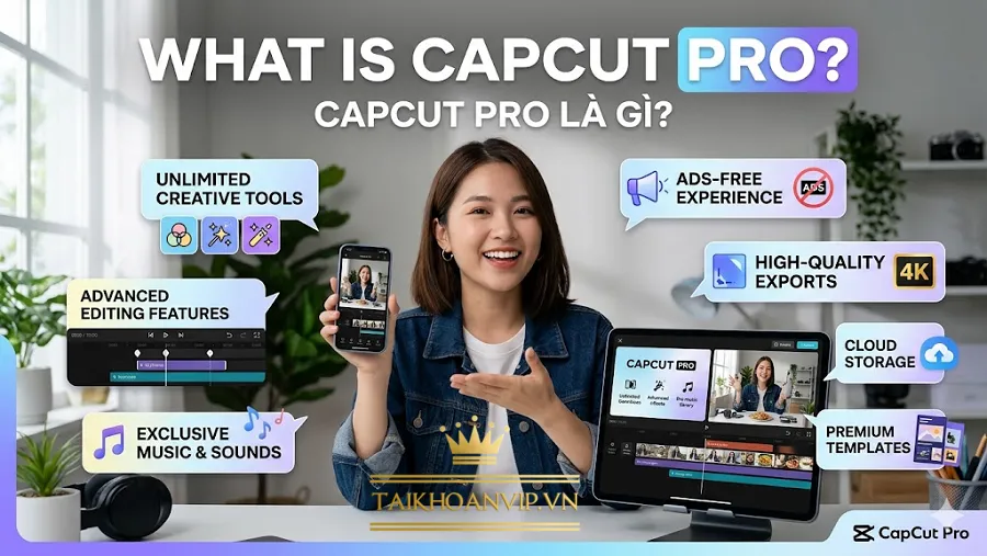 CapCut Pro Là Gì? Tính Năng, Giá CapCut Pro Và Cách Mua Tài Khoản CapCut Pro