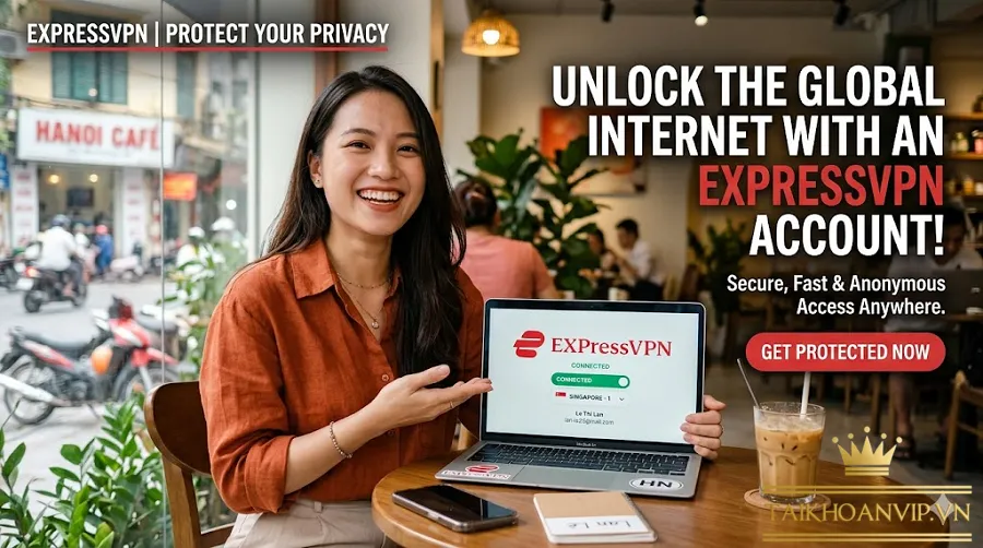 Tài Khoản ExpressVPN Giá Rẻ Chính Hãng – Mua ExpressVPN Uy Tín