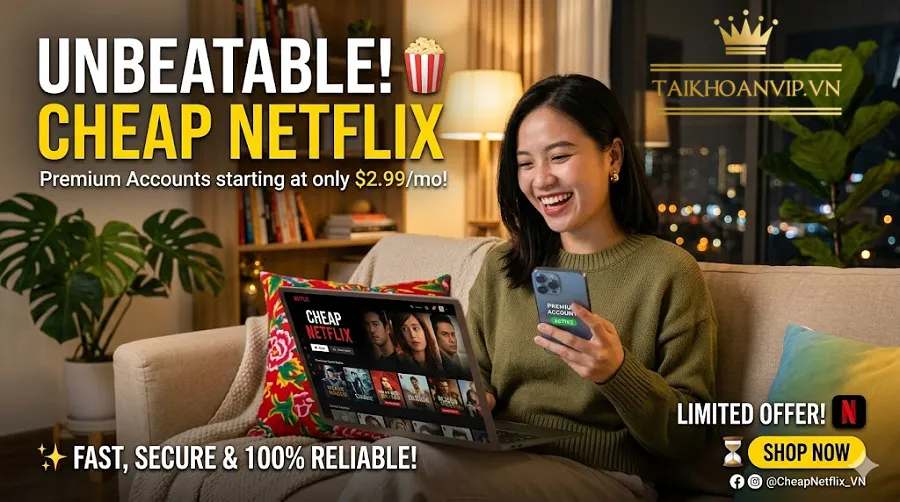 Mua Netflix Giá Rẻ – Tài Khoản Netflix Premium Giá Tốt 2026