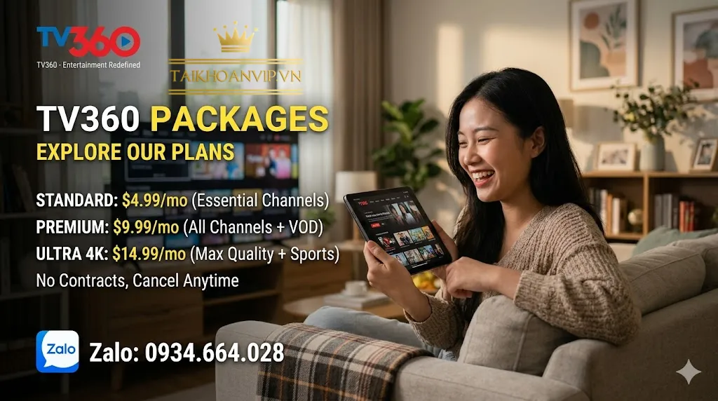 Các gói cước TV360