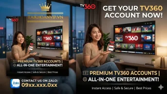 Mua tài khoản TV360 Vip Viettel 12 tháng giá rẻ chính hãng