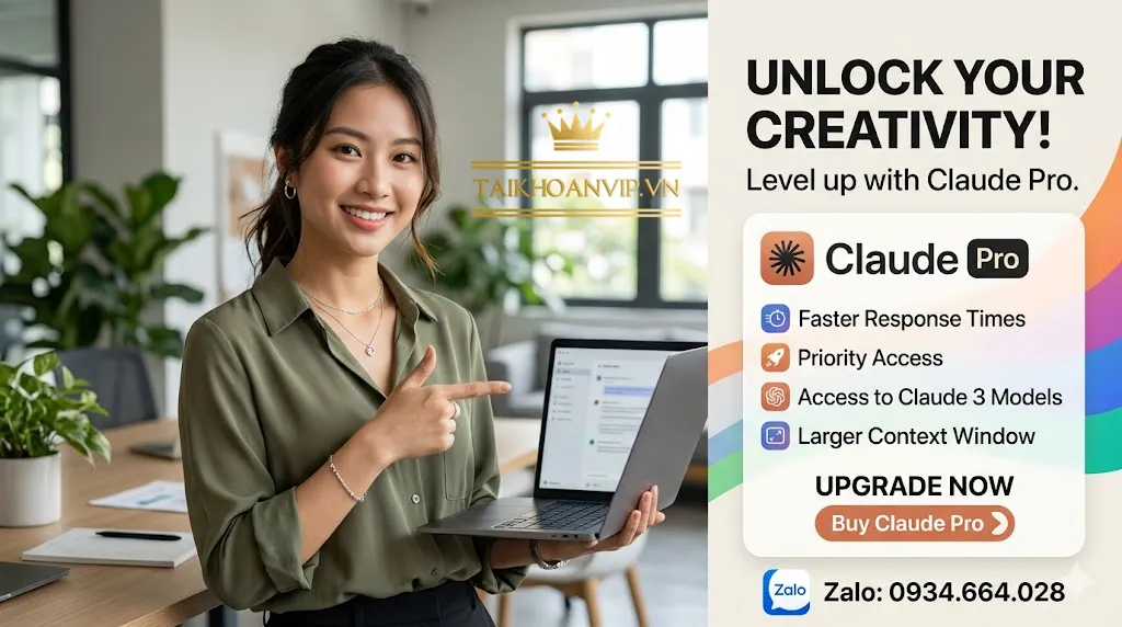 Vì sao nên mua Claude Pro giá rẻ