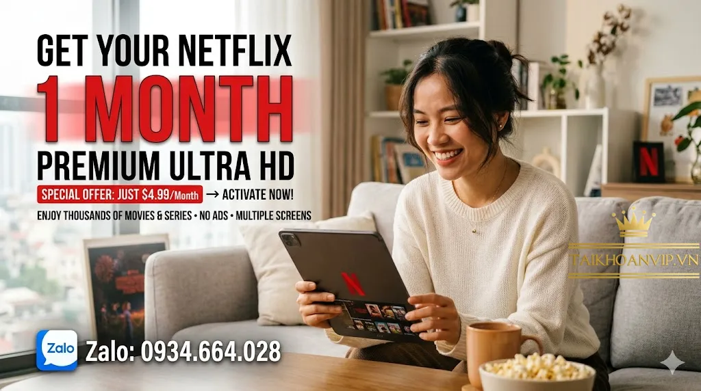 Mua Netflix 1 tháng có những hình thức nào?