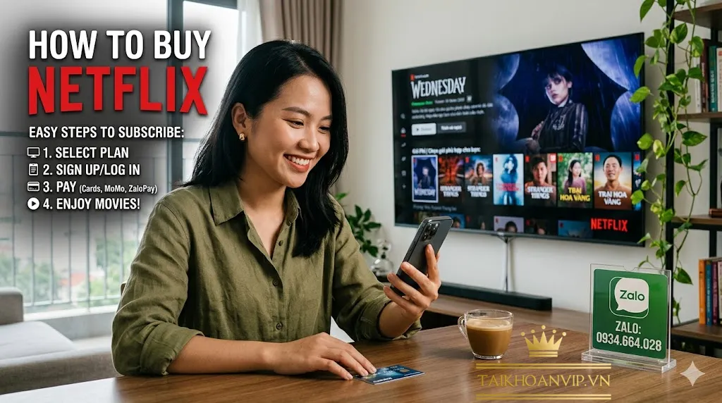 Cách mua Netflix giá rẻ tiết kiệm chi phí