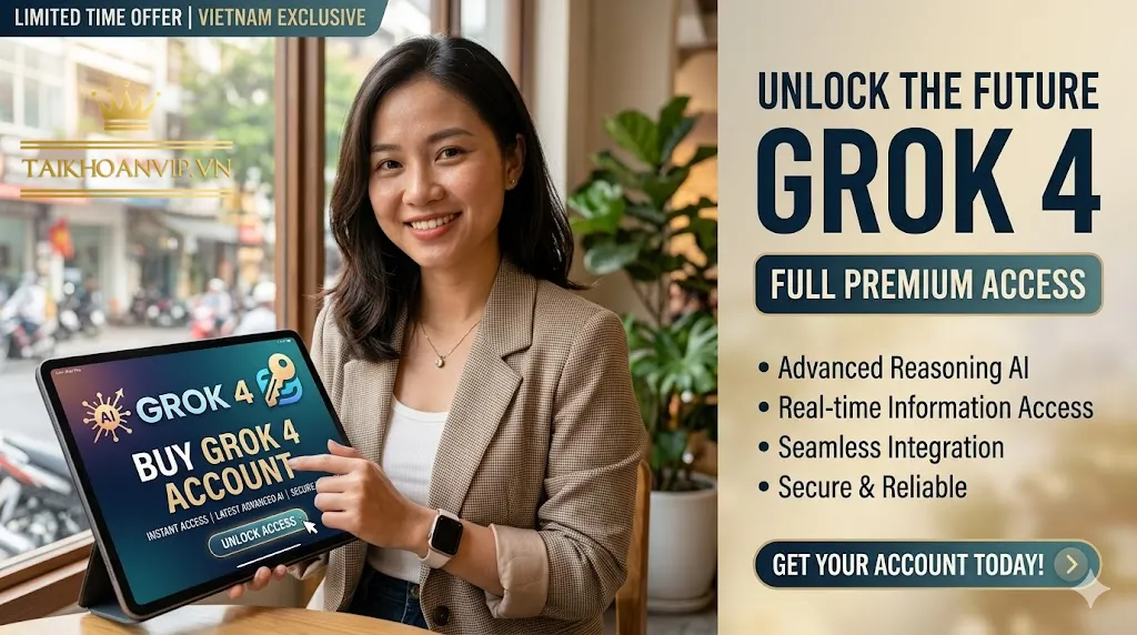 mua tài khoản grok 4 giá rẻ