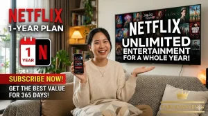 Netflix 1 năm giá rẻ 2026 – Mua tài khoản Netflix Premium uy tín