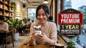 Tài khoản YouTube Premium 1 năm giá rẻ – Không quảng cáo, tiết kiệm tối đa