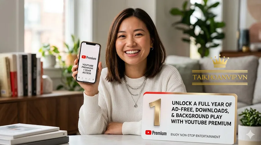 Tài khoản YouTube Premium 1 năm là gì?