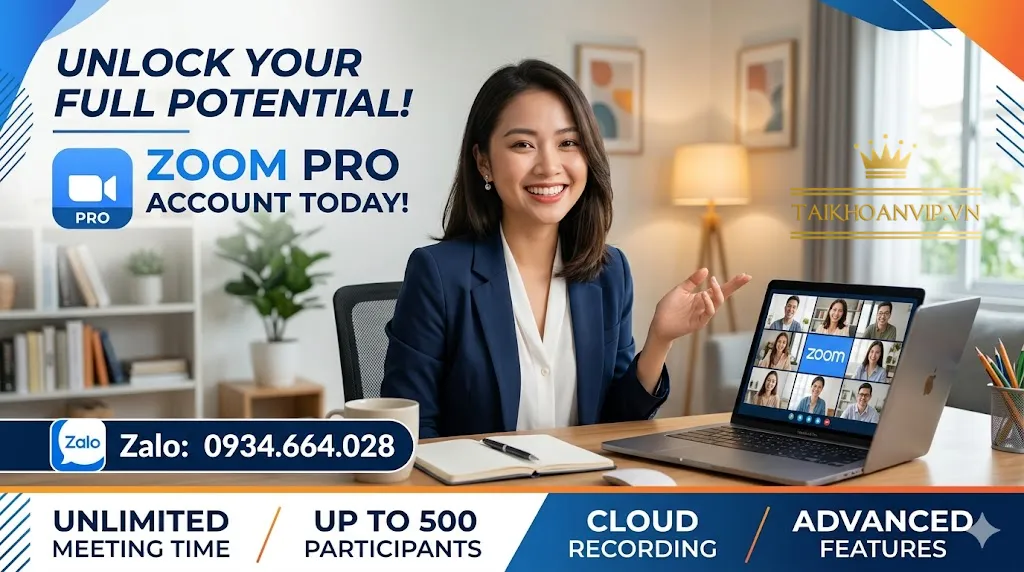 Vì sao nên sử dụng tài khoản Zoom Pro?