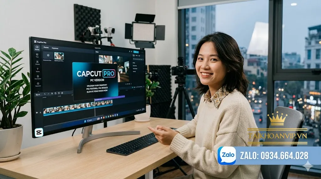 Mua tài khoản cap cut pro pc