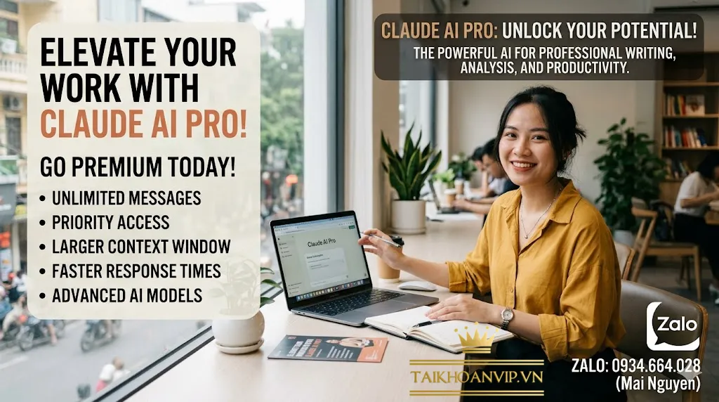 Mua tài khoản claude ai pro