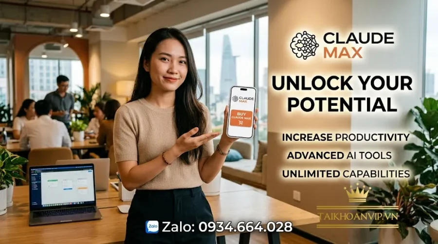 Mua Claude Max Giá Rẻ 2026 – Tài Khoản Claude AI Max Uy Tín