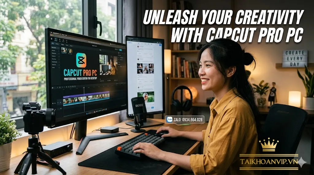 tài khoản cap cut pro pc