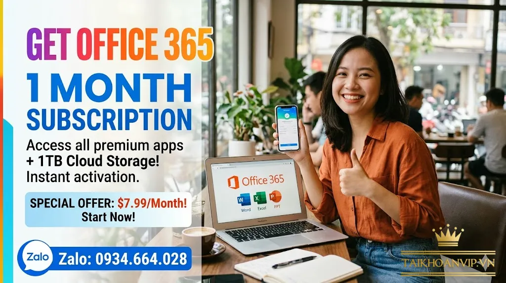 mua office 365 1 tháng giá rẻ