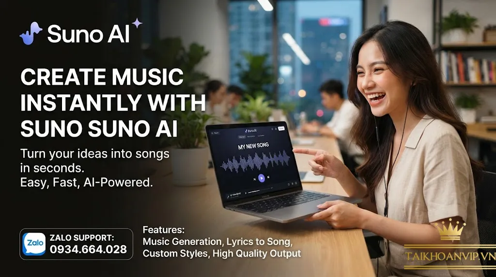 Mua Phần mềm Suno AI