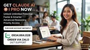 Mua tài khoản Claude AI Pro chính hãng, giá tốt, bảo hành