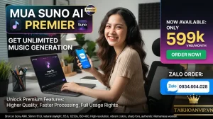 Mua Suno AI Premier Giá Rẻ Giúp Tạo Nhạc Không Bản Quyền